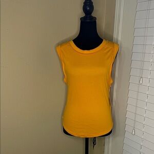 Free People Vibrant Yellow Tank Top